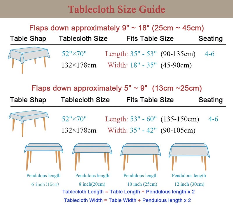 YEESSION Floral Print Rectangle Tablecloth 52 x 70 Inch Stain Resistant and Waterproof Wine Table Cover for Kitchen Dining Indoor Outdoor Buffet Tabletop Decoration (Light Green) - Image 4
